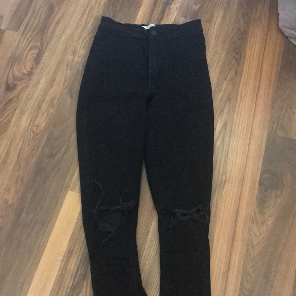 Forever 21 high rise skinny black jeans